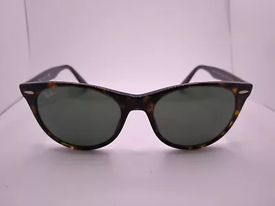 NEW Ray Ban RB 2185 902/31 Wayfarer II 55-18 Tortoise G15 • $80