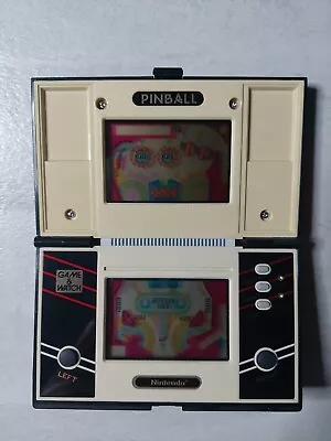 Vtg 1983 Authentic Nintendo Game & Watch Pinball Pb-59 Lcd Handheld Game • $125.99