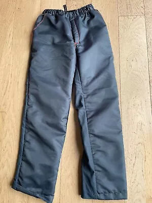 Husqvarna Chainsaw Trousers Used Once Dark Blue 3 Pockets - Size Medium • £31