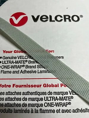 Velcro® Brand 3/4  MIL-SPEC Light Grey/Green Hook Side Only - SEW-ON TYPE 50YDS. • $49.95