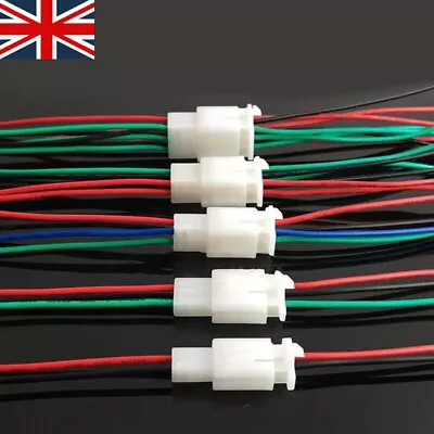 2/3/4/6/9 Pin Way Car Auto Motorcycle Electrical Connector Plug Socket Kit Cable • £3.59