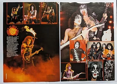 Kiss / Eric Carr / Vinnie Vincent / Makeup Magazine Centerfold Pinup Poster (4) • $12.99