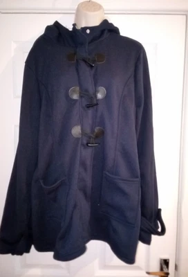 £2.99 • Buy Lightweight Coat Navy Duffle Style Soft Size 18