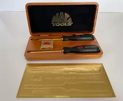 Mac Tools 2002 Ltd Edition Collectors Set 24K Gold Plated Screwdriver Set #1283 • $99.95