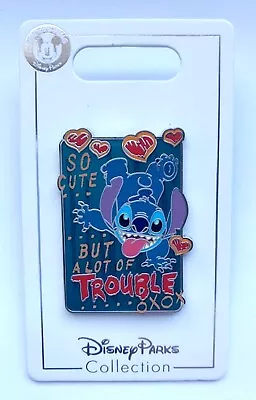 New Disney Stitch So Cute But A Lot Of Trouble Pin • $8.99