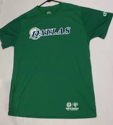 Dallas Mavericks Shirt XL Extra Large Green Throwback Special Edition Mavs NBA • $11.97