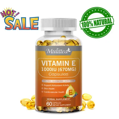 Vitamin E Capsules 1000IUHigh StrengthAnti-AgingSupport Skin & Immune Health • $13.99