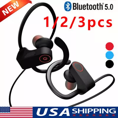 Waterproof Bluetooth 5.0 Earbuds Stereo Sport Wireless Headphones In Ear Headset • $9.48