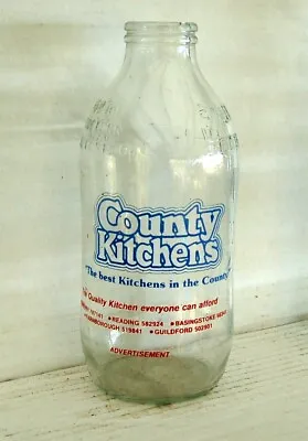 Milk Bottle Lovely Advert   Country Kitchens   . Job's Dairy • £3.99