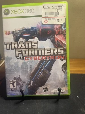 $59.99 • Buy Transformers War For Cybertron (Microsoft Xbox 360) Game, Case & Manual