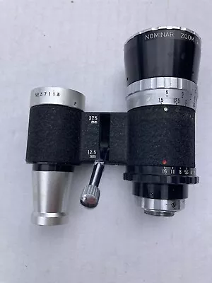 Vintage Zeika Nominar Zoom Zoom Lens F/2.8 12.5mm-37.5mm Japan • $14.77