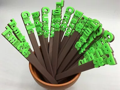 £1 • Buy Plant Stakes / Garden Markers / Plant Pot / Herb Vegetable Marker Label Stakes