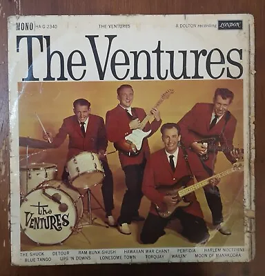 The Ventures Self-Titled LP (London HA-G.2340) 1960 Mono RARE TESTED • $12.63