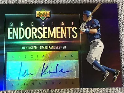 2006 Upper Deck Ian Kinsler Special Endorsments Auto Special FX • $17.99