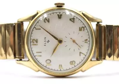 Vintage Elgin 17j 683 Ref. 6783 Mens 32.5mm Running Wristwatch *needs Work* • $34.99