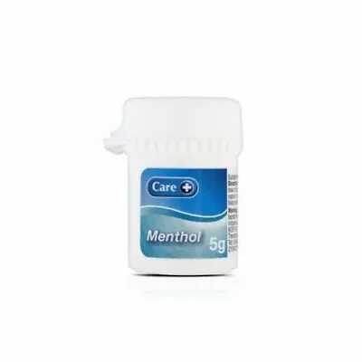 Care Menthol Crystals - 5g - Vapour - Aromatherapy - Natural Remedy • £6.92