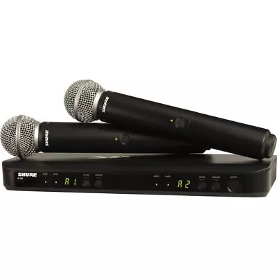 BLX288/SM58 Microphone Handheld Wireless Shure Vocal DJ System New • $229.98