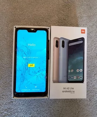 Xiaomi Mi A2 - 32 GB - Gold (Unlocked) - Working But With Damaged Screen • £9