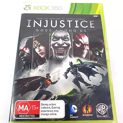Injustice Gods Among Us XBOX 360 PAL 2013 • $12.72