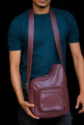 Highest Quality Leather Side Bag Cross Body Bag • $17