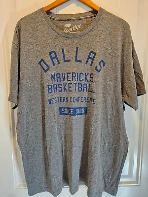 Dallas Mavericks Basketball Sportiqe Apparel Co. T-Shirt 2XL • $10