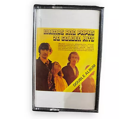 Vintage 1973 The Mamas And Papas 20 Golden Hits Double Album Cassette Audio Tape • $4