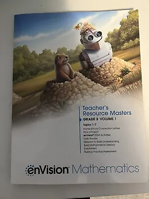 Envision Math Grade 3 Teachers Resource Masters • $35