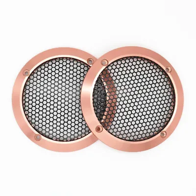 3.5  All-In-One Full Metal Speaker Cover Mesh Grills Car Audio DJ PA  Rose Gold • $28.99