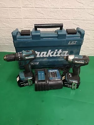 Makita 18v Brushless Twin Kit Set Combi Drill & Impact Driver DLX2221 2 X 3.0ah • £175