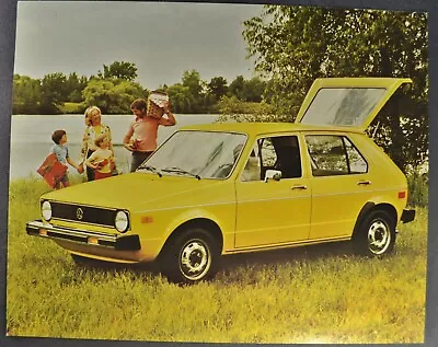 1976 Volkswagen Rabbit Sedan Sales Brochure Sheet Nice Original 76 VW • $4.95