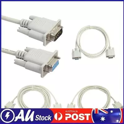 Serial RS232 9-Pin Male To Female DB9 9-Pin PC Converter Extension Cable • $9.19