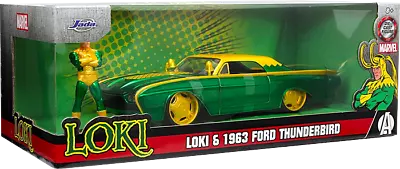 Thor - Loki & 1963 Ford Thunderbird 1/24th Scale Die-Cast Vehicle Replica • $57.99