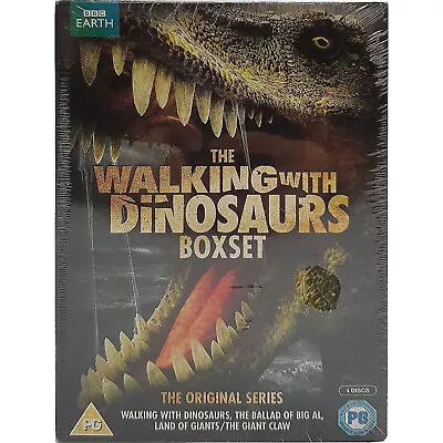 The Walking With Dinosaurs DVD Boxset Box Set BBC Earth Original Series 4 Disc • £9.99