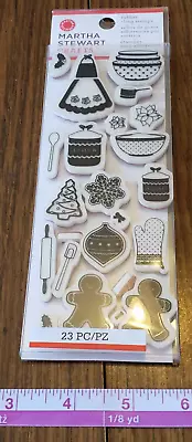 Martha Stewart 23 Cooking Themed Cling Rubber Stamps - New • $5.99