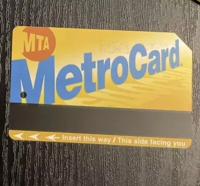 MTA Unlimited METROCARD FREE SHIP With Receipt Unlimited Subway Train • $120
