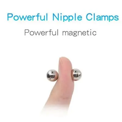 5 Mm Nipple Bar Magnetic Nipple Rings Non Piercing Pair Fake Jewel Fast • £5.44