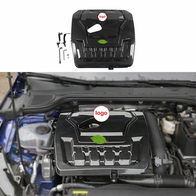 $170.06 • Buy Fit For VW Golf MK8 2020-2021 Carbon Fiber Car Front Engine Hood Bonnet Cover 1X