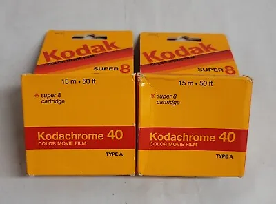 Vintage Kodak Kodachrome 40 Type A Super 8 Film Cartridge NIB 1980 • £38.54