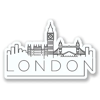 2 X London England Vinyl Sticker Laptop Travel Luggage Car #6638Â  • £2.99