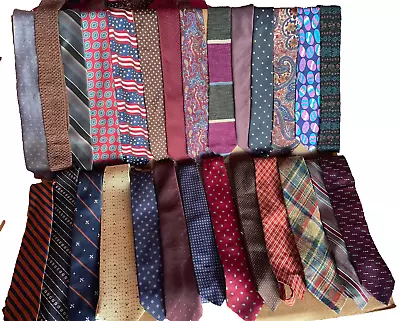 LOT OF 27 Vintage Neck Ties Different Brands Designs Pre-owned • $18.95