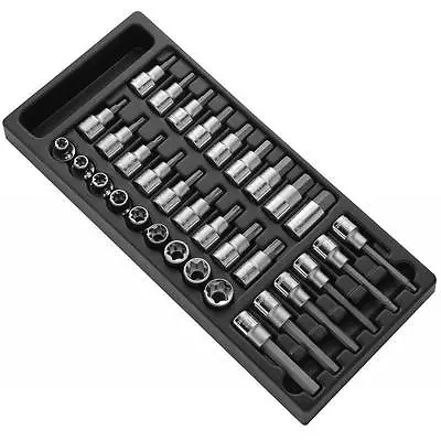 £164 • Buy Expert By Facom E032922 33 Piece 1/2  Drive Bit Socket Module