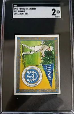 1910 T51 Murad Cigarettes ILLINOIS SGC 2 College • $40