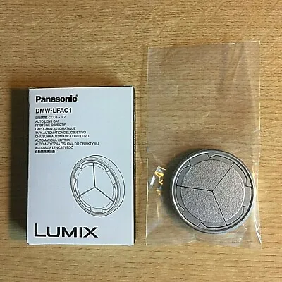 Panasonic Lumix DMW-LFAC1 Silver Automatic Lens Cap For LX100 • £58.01