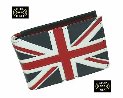 Mala Leather Union Jack Collection Leather Credit Card Holder RFID 5143_29 • £15.50