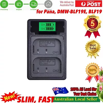 DMW-BLF19 Battery Charger For Panasonic Lumix DC-G9 DMC-CH5 DMC-GH4 DMC-CH3 GH4H • $24.98