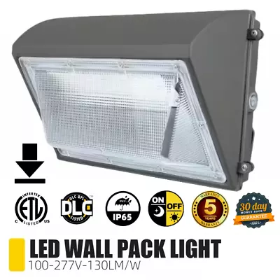 150Watt LED Wall Pack Light With Photocell18000LM 800W Metal Halide Equivalent • $86.01