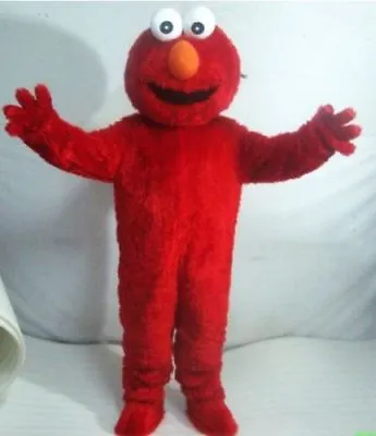 Adult Promotion Sesame Street Elmo Monster Mascots Costume Cartoon Fancy Dress • $220