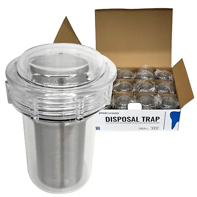 $41.99 • Buy 2200 Dental Suction Evacuation Traps Vacuum Filter (Like Evac-U-Trap) Box Of 12