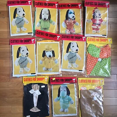 CLOTHES FOR SNOOPY - VARIOUS UNOPENED 18  - 1958 SNOOPY'S WARDROBE - *Pick One* • $25