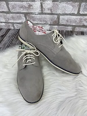 $13.31 • Buy Zara Man Gray Suede Mens Shoe Size 42 US 9 Lace Up Oxford